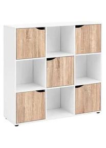 Regal 'WL5.526' , weiss/braun