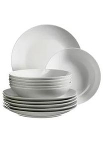 M&auml;ser Tafelservice Barca Wei&szlig;, 12-teilig