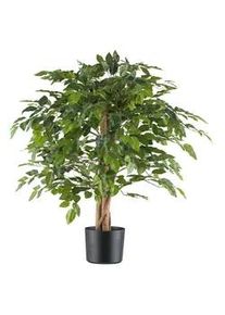 Kunstpflanze Gr&uuml;npflanzen Gr&uuml;n/Schwarz ca. 85cm