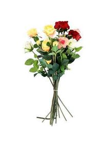 Kunstpflanzen, Kunstblume Rosenzweig Creme 56 cm (56 cm)