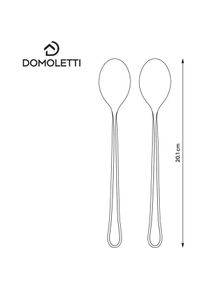 Domoletti Hanger 2 pcs long coffee spoon city, Besteck, Grau