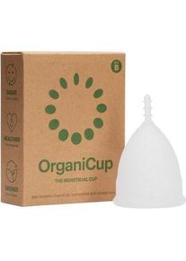 OrganiCup, Menstruationstasse, GrB niederl&auml;ndisch/franz&ouml;sisch