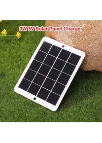 3W 5V USB Solar Panel Charger Cell Phone Charging Polysilicon Travel DIY Charger Generator Power Bank USB Solar Panel