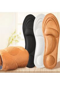 Thermal Self Heated Insoles Winter Warm Unisex Cold-Proof Soft Bottom Comfortable Sweat-Absorbing Winter Deodorant Cotton Insole