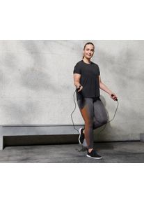 Tchibo - Legginsy sportowe - dla pań - rozmiar XS 32/34 - kolor: pomarańczowy/czarny/z nadrukiem