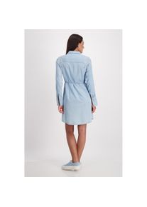 Monari Jeanskleid Eingrifftaschen mit Bindeg&uuml;rtel blau, Gr&ouml;&szlig;e 36