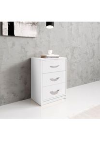 Schlafkontor Nachttisch &raquo;Pepe&laquo; mit 3 Schubk&auml;sten