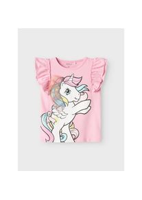 name it Kurzarmshirt &raquo;NMFMIKA MLP SS TOP CPLG&laquo; pink, Gr&ouml;&szlig;e 92