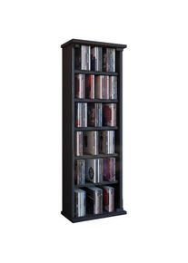 Vcm Media-Regal &raquo;Holz CD DVD Stand Regal Schrank Vetro Glast&uuml;r&laquo; 1 Stk. tlg.
