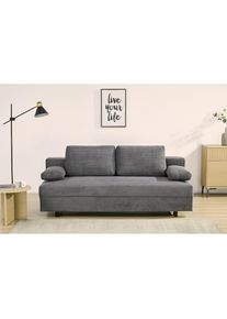 OTTO home Schlafsofa &raquo;ONNIKO Cord, Breite: 192 cm, Liegefl&auml;che 121x192 cm, softer Cord-Bezug&laquo; mit Bettfunktion & Bettkasten