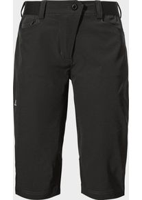 Sch&ouml;ffel 3/4-Hose SCH&Ouml;FFEL "Capri Pants Style Keitele WMS", Damen, Gr. 48, Normalgr&ouml;&szlig;en, schwarz (9990, schwarz), Oberstoff: 88% Polyester, 12% Elasthan, Hosen 3/4-Hose