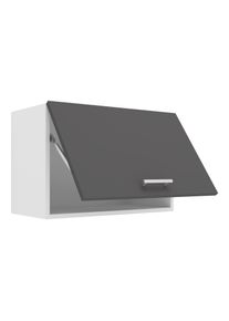 H&auml;ngeschrank Vcm "K&uuml;chenschrank B. 60 cm H&auml;ngeschrank Klappe Esilo", schwarz (wei&szlig;, anthrazit), B:60cm T:31cm, Obermaterial: 100% Holz Wood., Schr&auml;nke, H&auml;ngeschrank