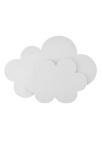 Kinderwandleuchte, Wei&szlig;, Holz, warmwei&szlig;, 35x7x20 cm, Lampen & Leuchten, Innenbeleuchtung, Kinderzimmerlampen, Kinderwandleuchten