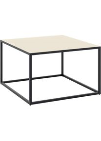 set one by Musterring, Couchtisch &raquo;Reno&laquo; 1 Stk. tlg. Ma&szlig;e (BxHxT in cm) 80 x 50 x 80, graphit schwarz/glas kaschmir glanz + graphit schwarz + glas 