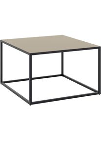 set one by Musterring, Couchtisch &raquo;Reno&laquo; 1 Stk. tlg. Ma&szlig;e (BxHxT in cm) 80 x 50 x 80, graphit schwarz/glas taupe glanz + graphit schwarz + glas taupe 