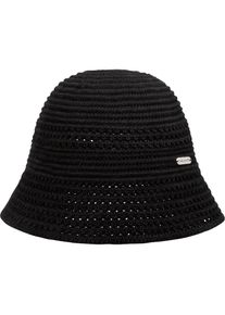 Chillouts, Damen, Fischerhut &raquo;Bloom Hat&laquo; Geh&auml;kelter Glockenhut f&uuml;r den modernen Boho-Look, black, black, Markenqualit&auml;t von Chillouts: Der Bloom Hat 
