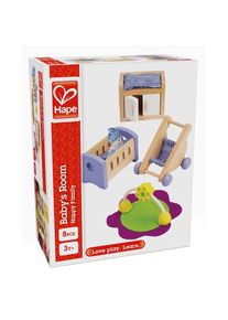 HAPE, Puppenhausm&ouml;bel &raquo;Babyzimmer&laquo;, bunt, Puppenhausm&ouml;bel