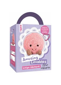 Frech Amusing Lovables - H&auml;kelset Macaron, Handarbeitsset, Mehrfarbig