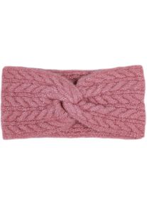 Capelli New York, Damen, mit Zopfmuster, Feinstrick, w&auml;rmend, Knotendesign, old rose, old rose, Stirnband von Capelli New York
