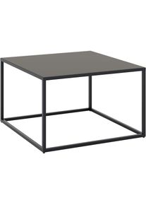 set one by Musterring, Couchtisch &raquo;Reno&laquo; 1 Stk. tlg. Ma&szlig;e (BxHxT in cm) 80 x 50 x 80, graphit schwarz/glas anthrazit glanz + graphit schwarz + glas 