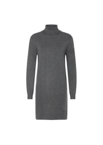oxmo, Damen, Strickkleid &raquo;Strickkleid OXAIDA ROLLNECK&laquo;, Dark Grey Melange, N-Gr, S - N-Gr, Dark Grey Melange, Modisches Midikleid der d&auml;nischen Top-