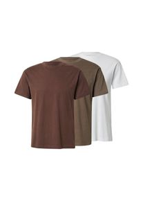 Abercrombie & Fitch Abercrombie & Fitch T-Shirt 'ESSENTIAL' Homme marron, blanc taille XXL