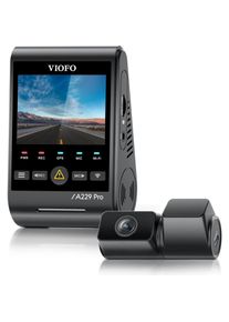Viofo A229 Pro Tele (GPS-Empf&auml;nger, 4K), Dashcam, Schwarz