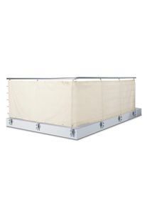 Tchibo - Balkon Sicht- und Windschutz - silber