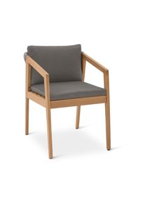 Tchibo - Klassischer Gartenstuhl - 53,5x67x76cm - anthrazit - Akazienholz / Polypropylen / Stahl