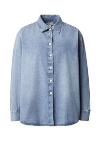Calvin Klein Jeans Kvinnor Blus bl&aring; denim Storlek L
