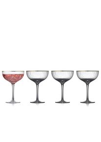 Lyngby Glas Palermo Cocktail glass 31 cl Gold 4 pcs.