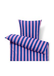 Tchibo - Pościel perkalowa - kolor: r&oacute;żowy/niebieski