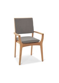 Tchibo - Tekowe krzesło ogrodowe - kolor: beżowy/brązowy