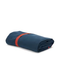 Tchibo - Turystyczny ręcznik kąpielowy - kolor: czerwony/niebieski