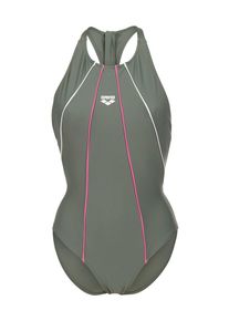 arena Str&oacute;j kąpielowy 'Y-BACK' dla kobiet zielony / ciemnor&oacute;żowy / biały Rozmiar XS