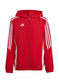 adidas Performance Pojkar Sportjacka 'Tiro 24' r&ouml;d / vit Storlek 140