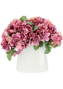 I.GE.A. Kunstblume &raquo;Hortensienbusch&laquo; In Keramikvase