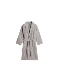 Gant Bademantel &raquo;Bademantel JACQUARD HERRINGBONE ROBE 1er Pack&laquo; 1 Stk. grau, Gr&ouml;&szlig;e M
