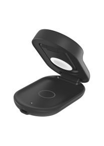 Belkin Wireless Charger "UltraCharge Faltbare magnetische 3-in-1-Ladestation mit Qi2 25W", schwarz, B:10cm H:7cm T:10cm, Ladeger&auml;te, Wireless Charger