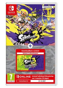 Splatoon 3 + Expand Pass + 3 Months NSO - Nintendo Switch - Action - PEGI 7