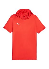 Puma M&auml;n Funktionstopp 'Hoops Team Shooting' ljusr&ouml;d / vit Storlek S