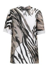 Doris Streich - Long-Bluse mit 3/4-Arm, beige, Gr. 54, Leinen