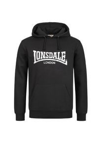 Lonsdale M&auml;n Sweatshirt 'Wolterton' svart Storlek L