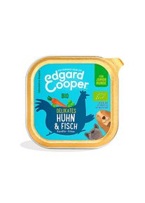 Edgard & Cooper Junior Bio Huhn & Bio Fisch 6x100g
