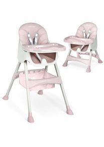 Ricokids 3-in-1 Kinderhochstuhl | rosa