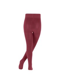 Falke, Herren, Strickstrumpfhose &raquo;Family&laquo; atmungsaktiv, blickdicht, uni, ruby, 170/176, Kinderstrumpfhose von Falke