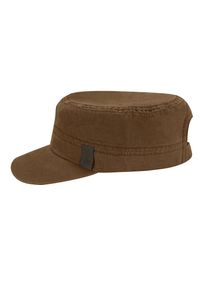 Chillouts, Herren, Army Cap &raquo;Dublin Hat&laquo; Gr&ouml;&szlig;enverstellbar, temperatur- und feuchtigkeitsregulierend, brown, brown, Cap in schlichtem Military-Stil 