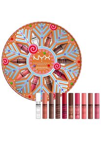 Nyx Cosmetics NYX PROFESSIONAL MAKEUP, Damen, Lipgloss &raquo;HOLIDAY 2025 BUTTER GLOSS KIT&laquo;, mehrfarbig, Butter Gloss Kit mit 10 Butter Gloss in Originalgr&ouml;&szlig;e