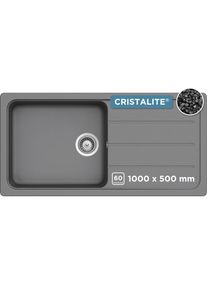 Schock, Granitsp&uuml;le &raquo;Formhaus&laquo;, grau, Domogranit, grau