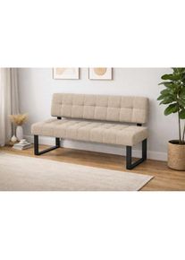 Home Affaire, Sitzbank &raquo;Mia K&uuml;chenbank, Polsterbank, Esszimmerbank, 141x64 cm&laquo; Moderne Bank und Farben, Sitzplatzanzahl: 2-3, Frei in Raum stellbar, 